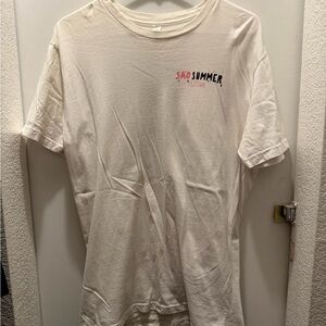 Sad Summer Festival White T-Shirt